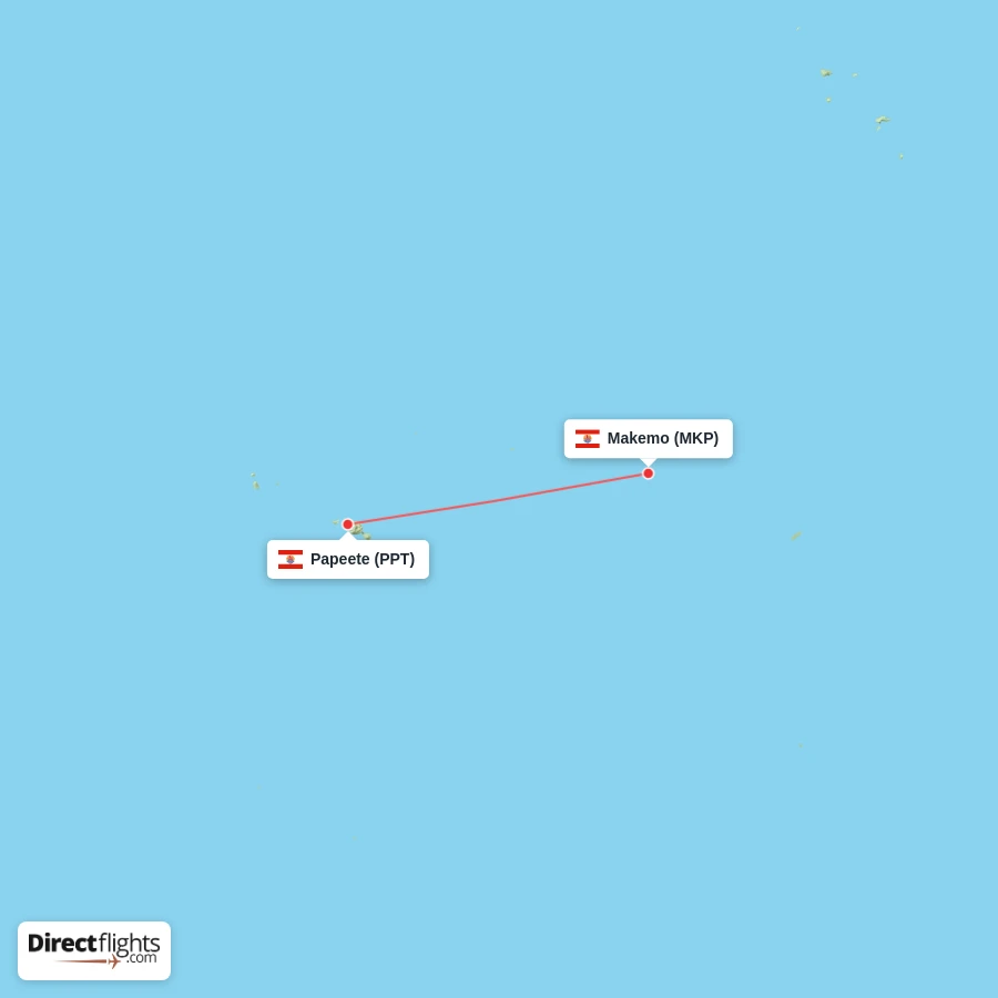 MKP - PPT route map
