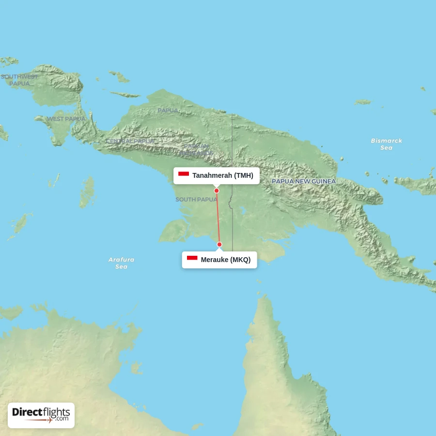 MKQ - TMH route map