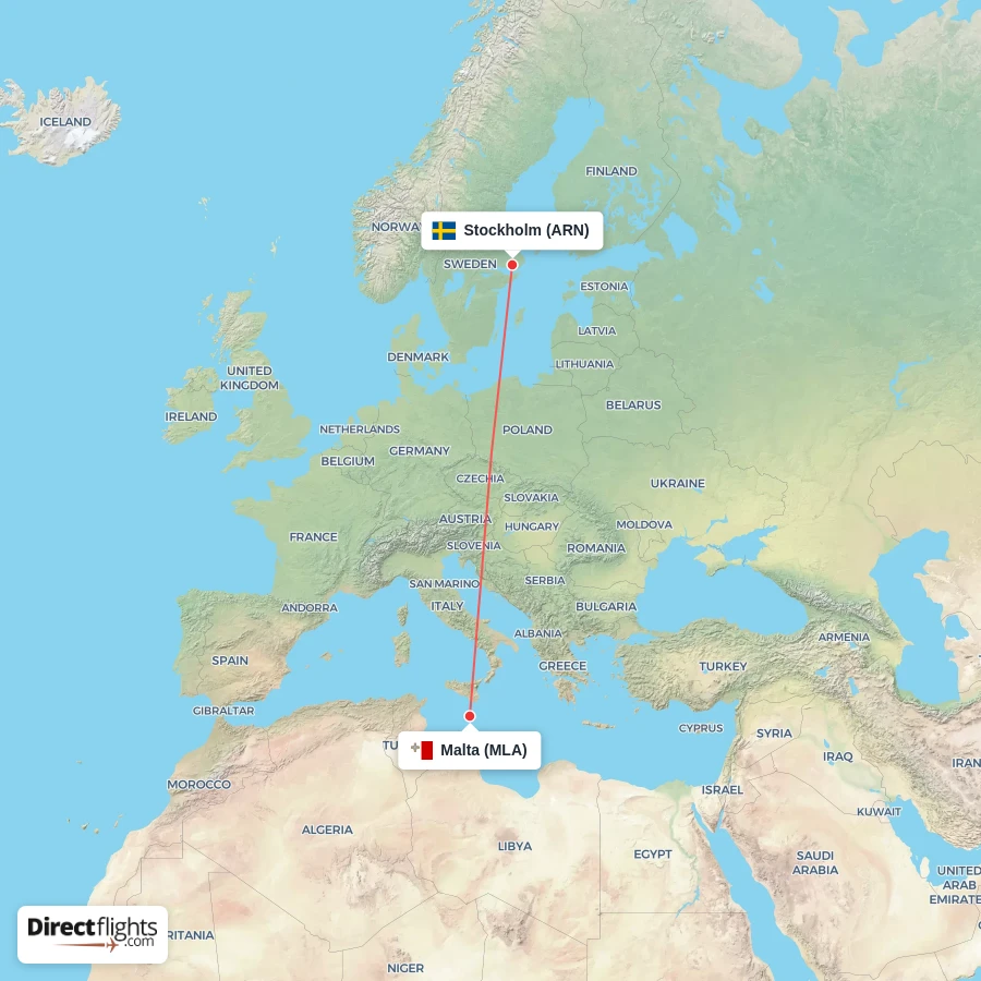 MLA - ARN route map