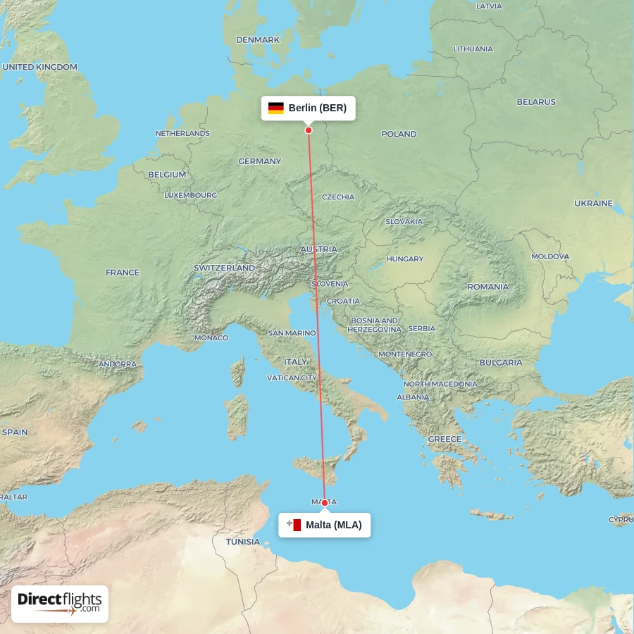 MLA - BER route map