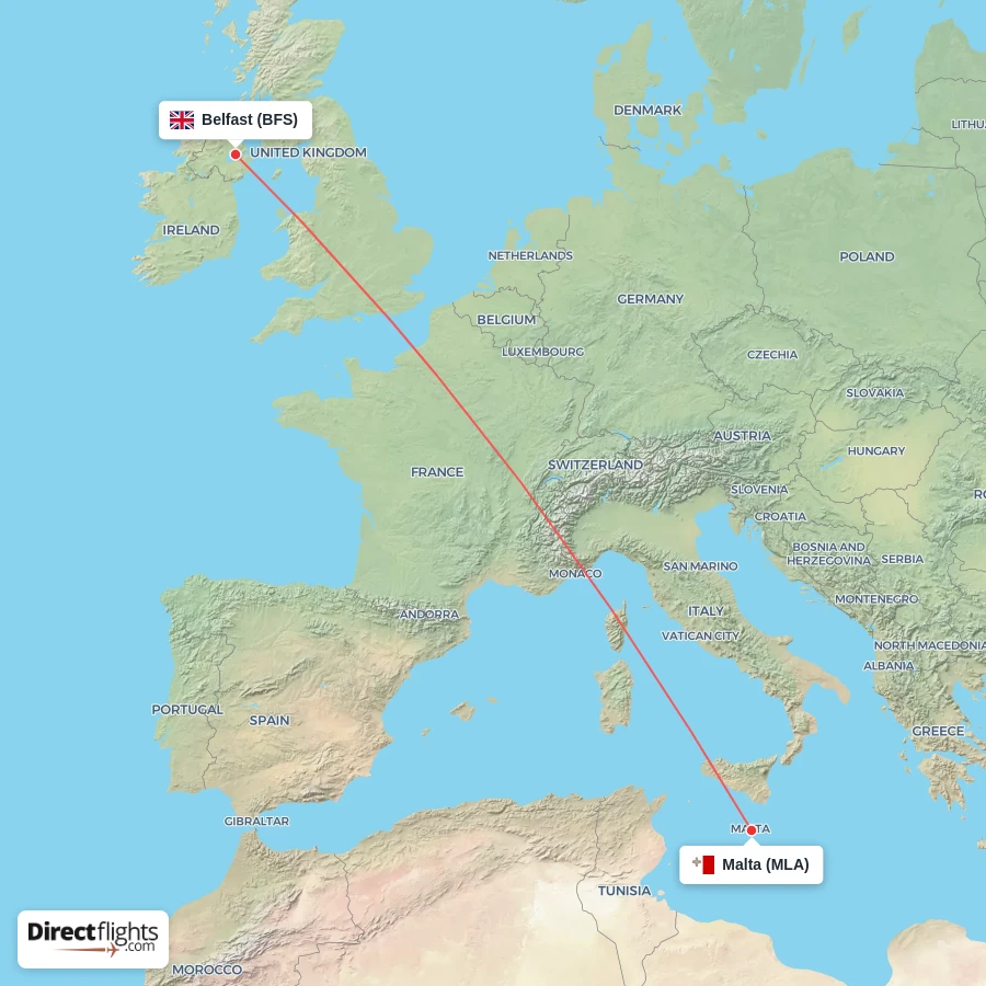 MLA - BFS route map