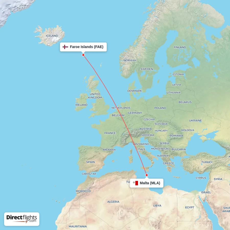 MLA - FAE route map