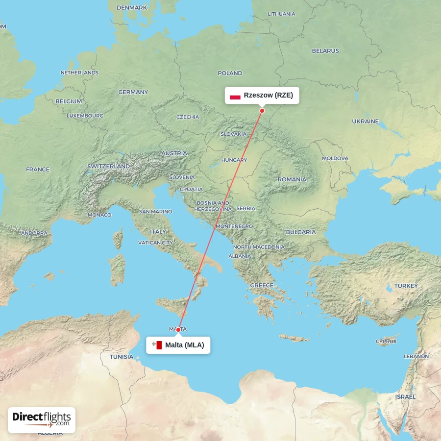 MLA - RZE route map