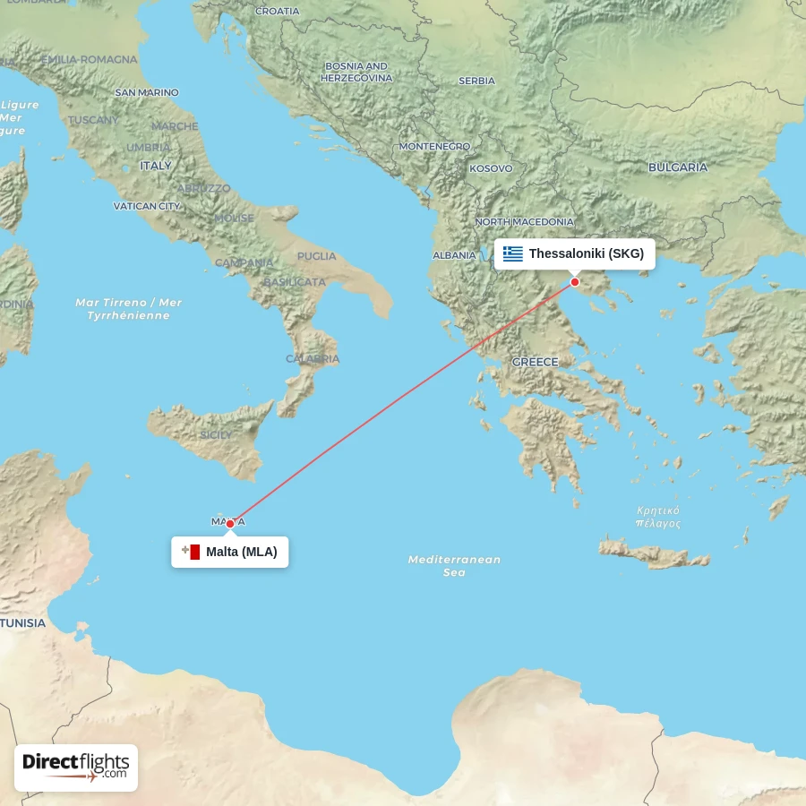 MLA - SKG route map