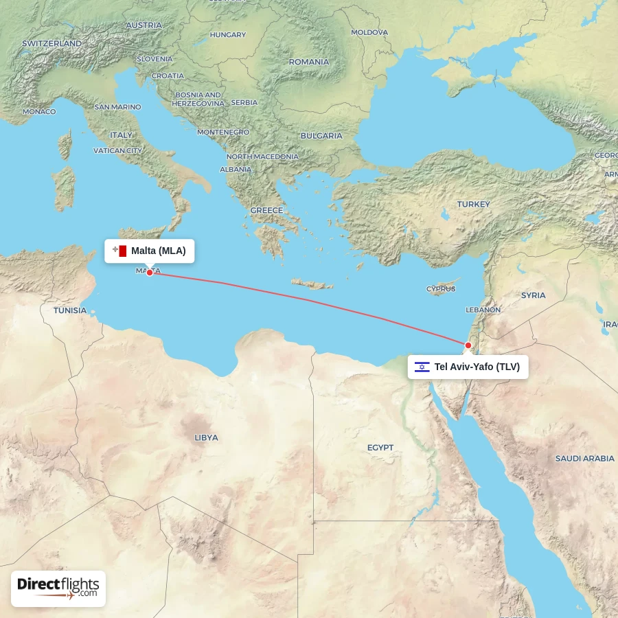 MLA - TLV route map