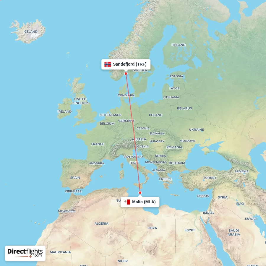MLA - TRF route map