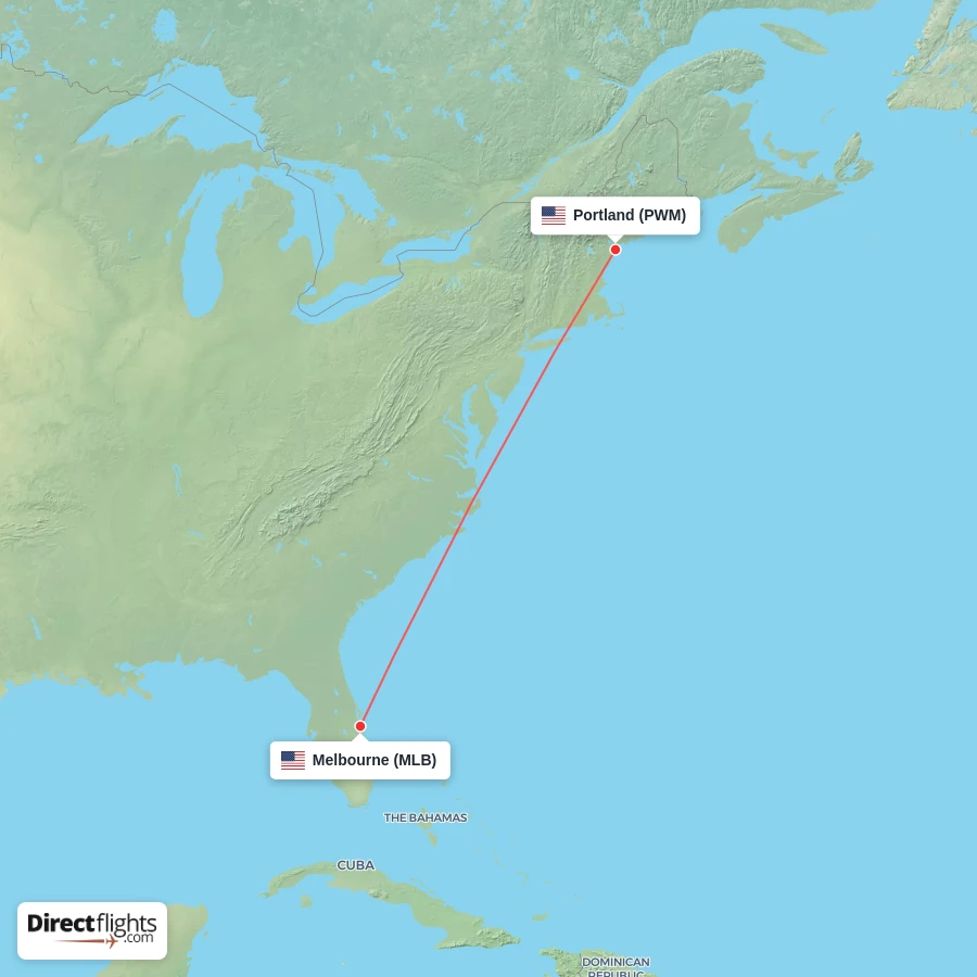 MLB - PWM route map