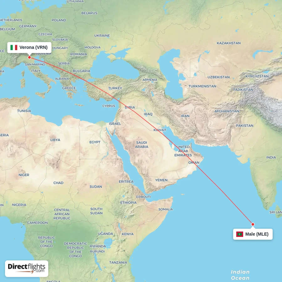 MLE - VRN route map