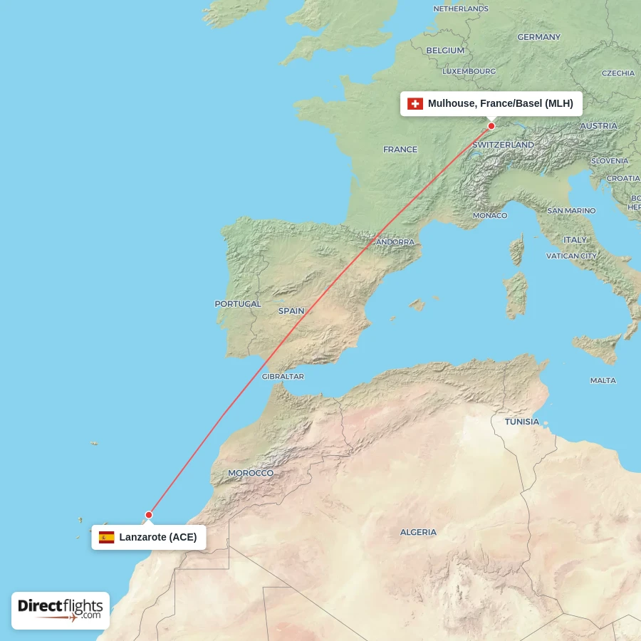 MLH - ACE route map