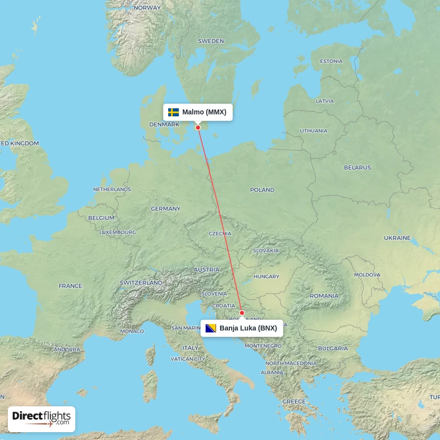 MMX - BNX route map