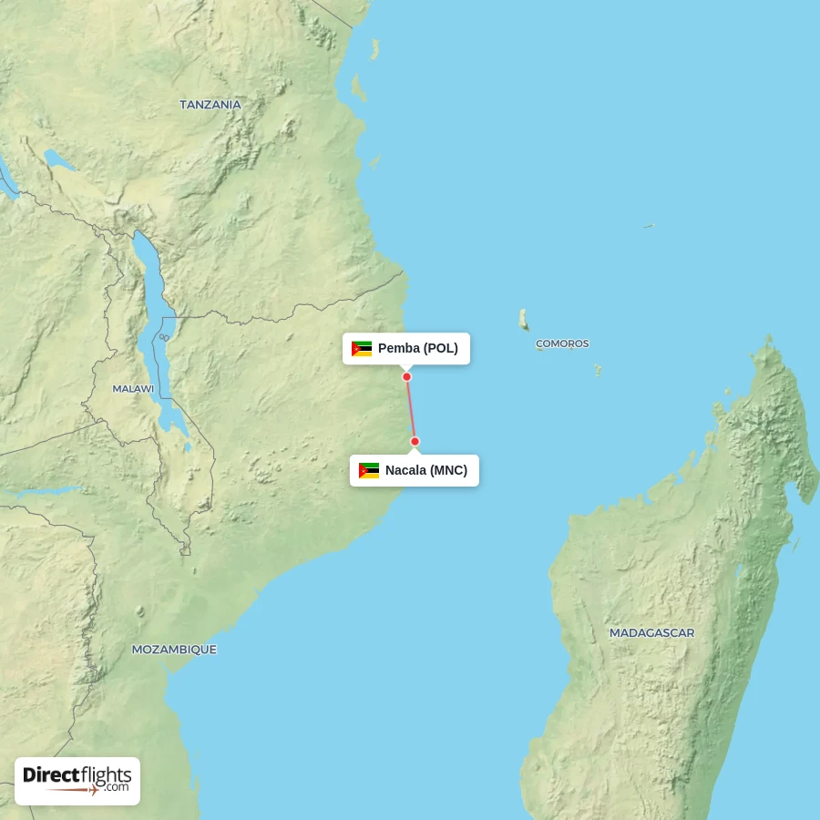 MNC - POL route map