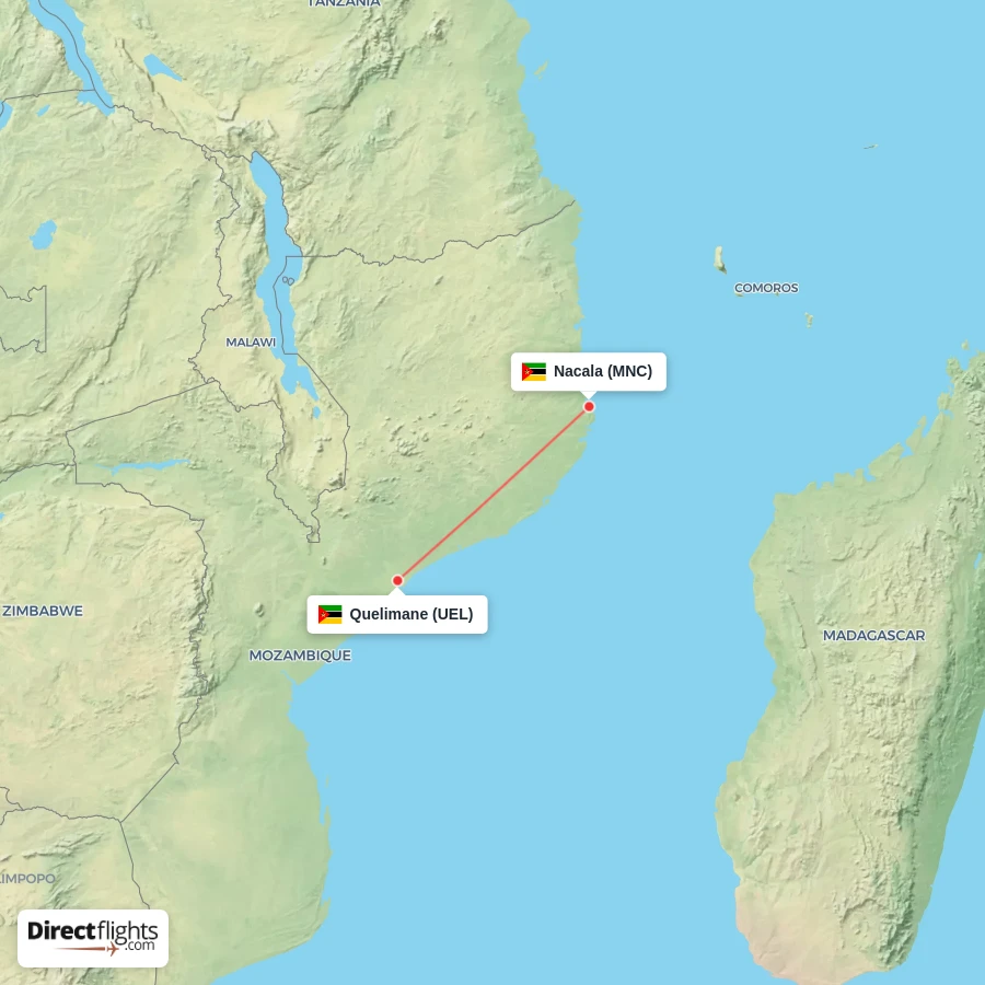 MNC - UEL route map