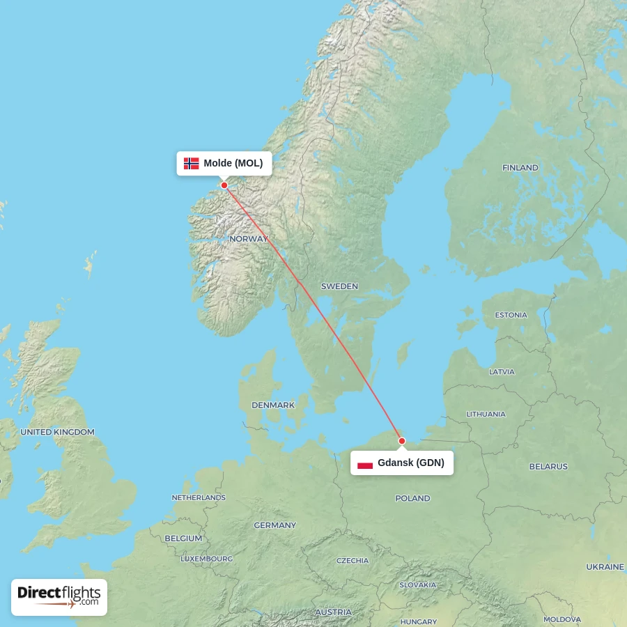 MOL - GDN route map