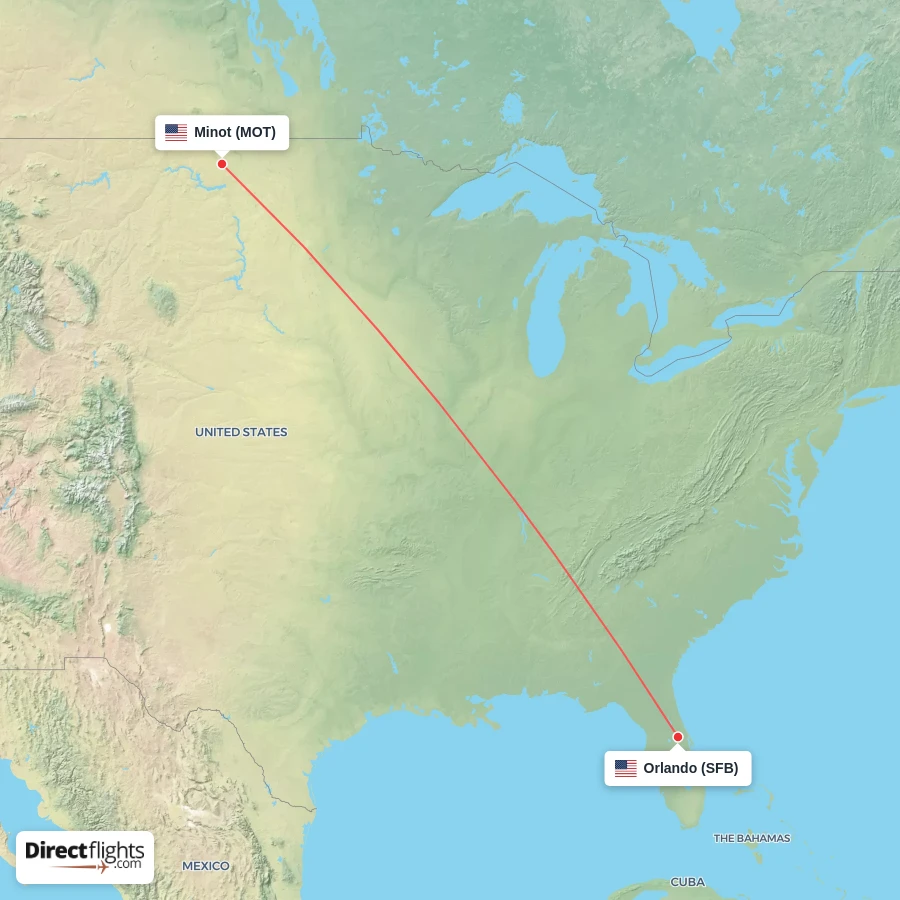 MOT - SFB route map