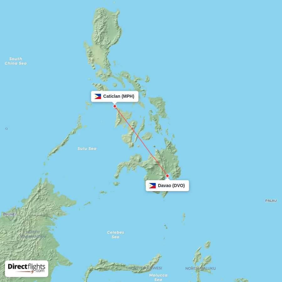 MPH - DVO route map