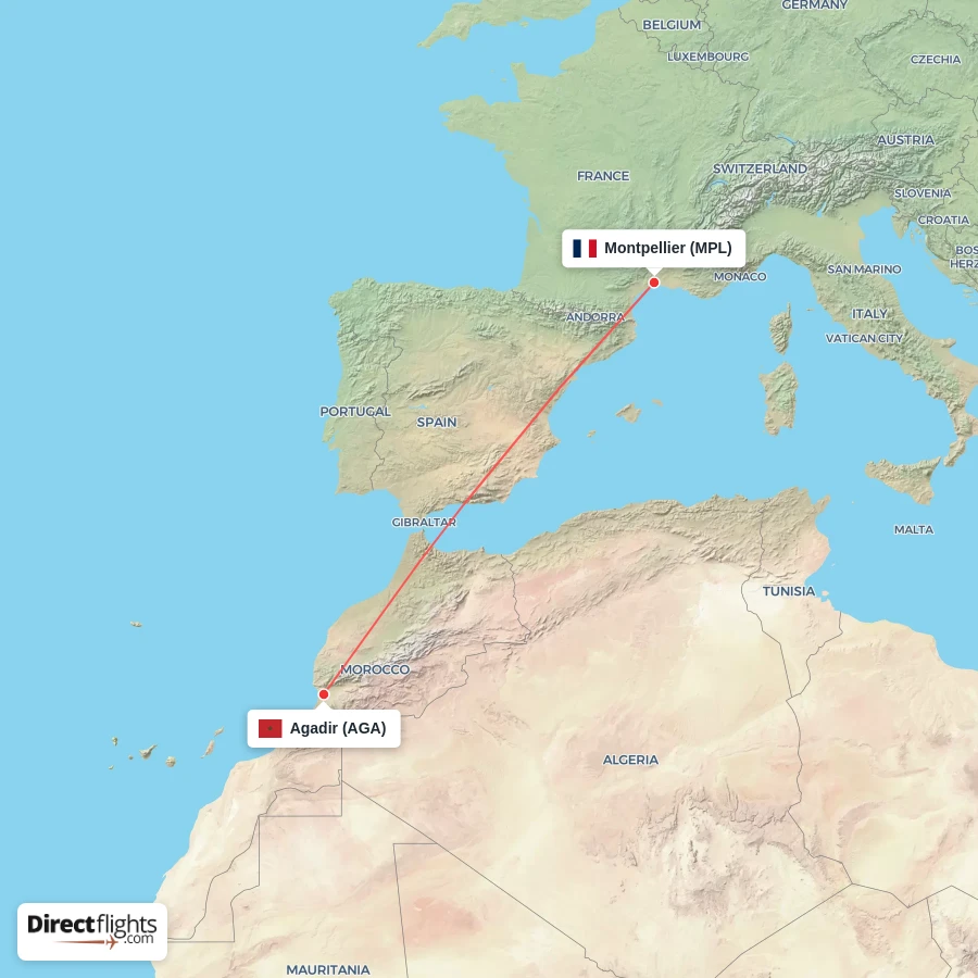 MPL - AGA route map