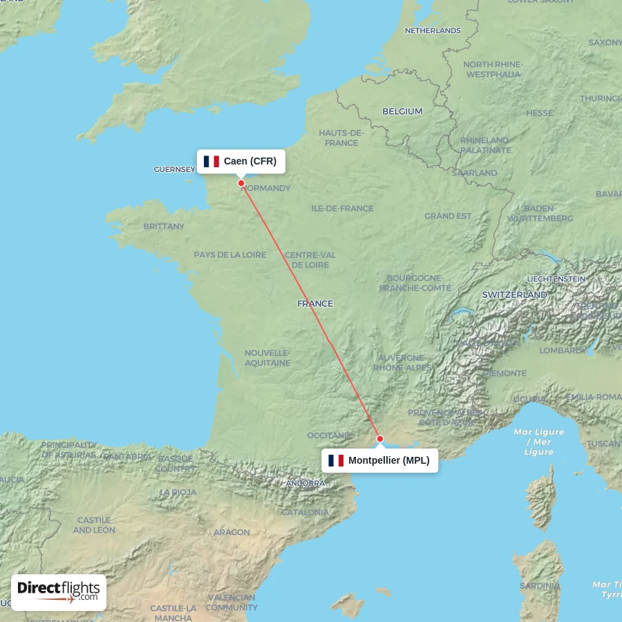 MPL - CFR route map