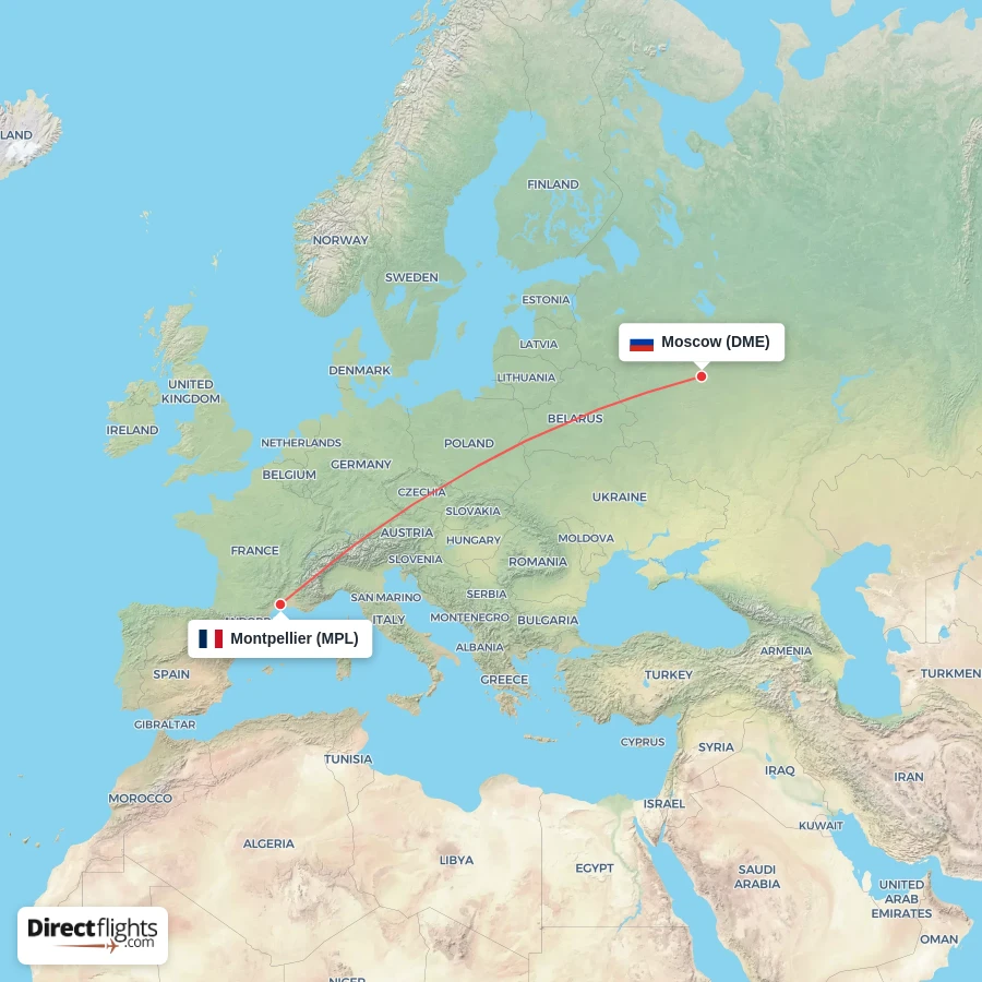 MPL - DME route map