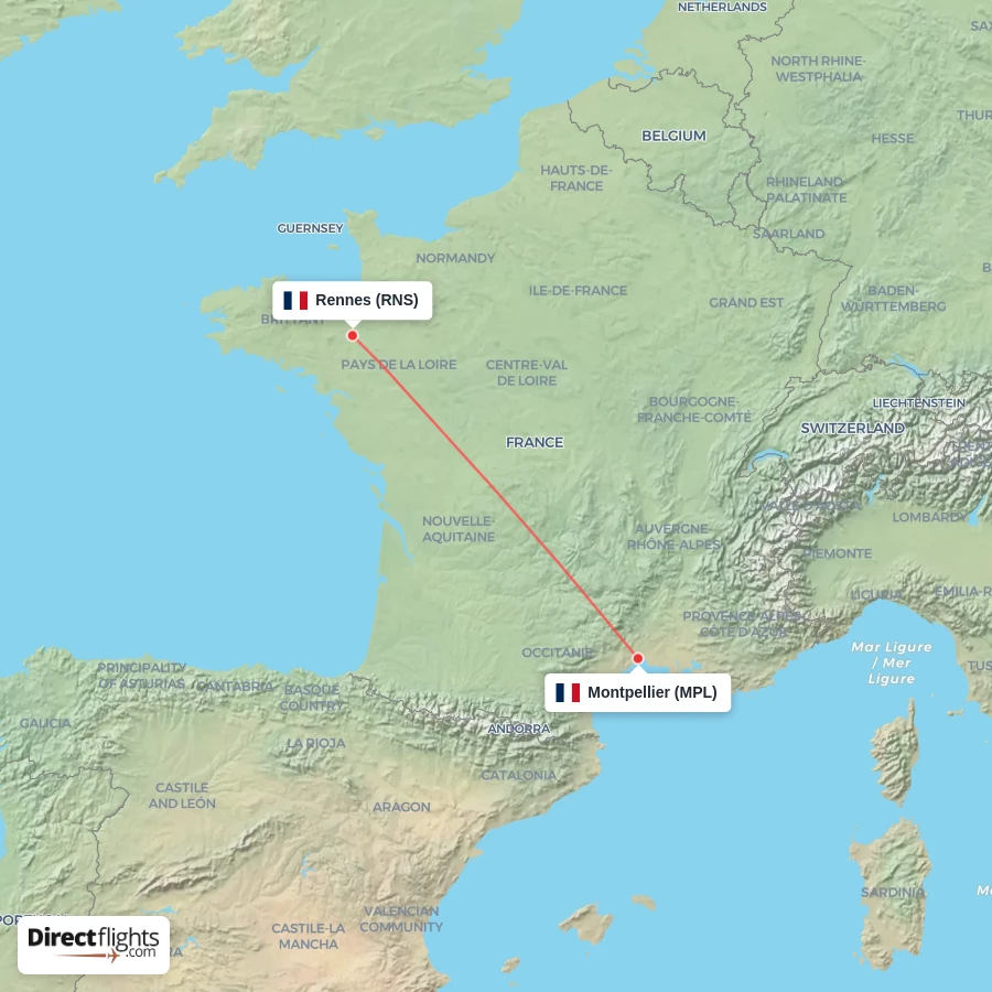 MPL - RNS route map