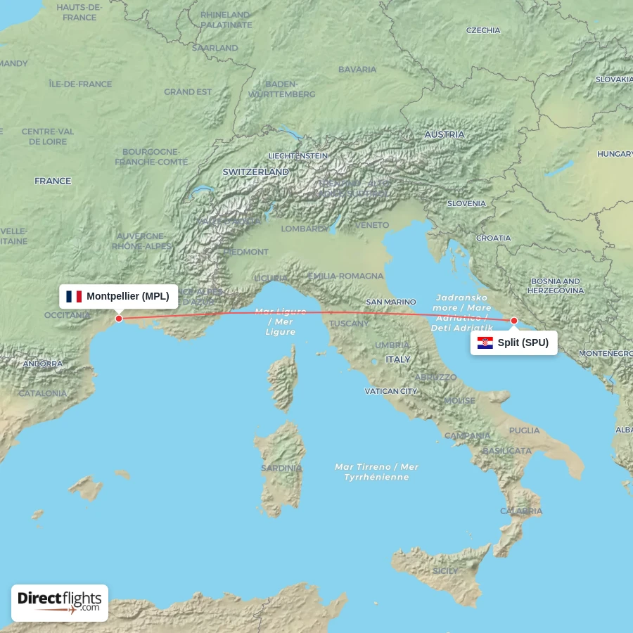 MPL - SPU route map
