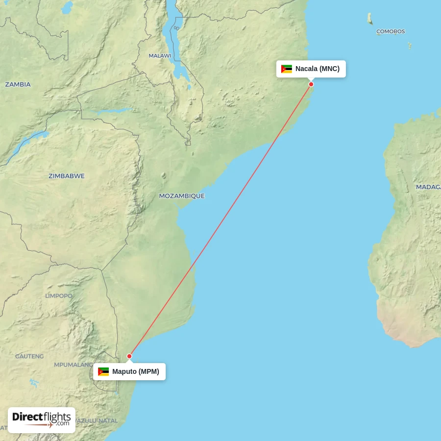 MPM - MNC route map