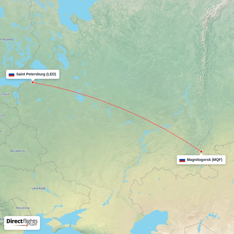 MQF - LED route map