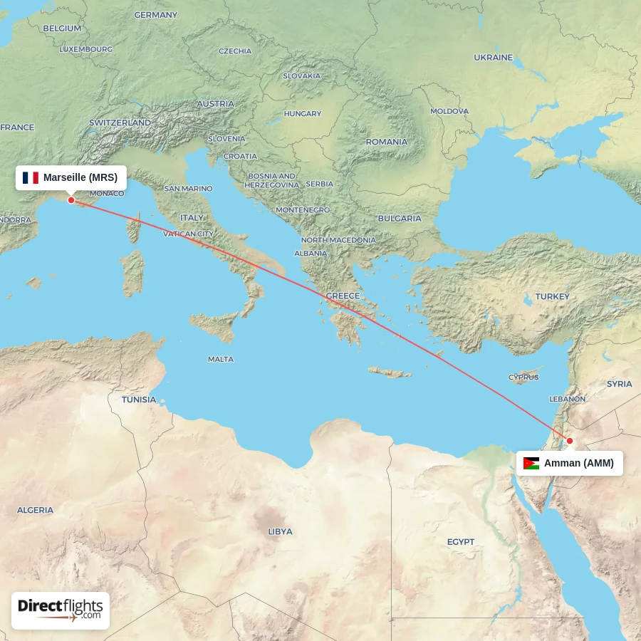 MRS - AMM route map
