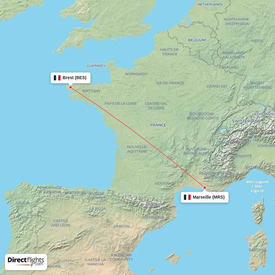 MRS - BES route map