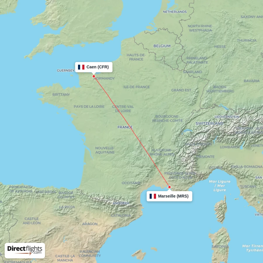 MRS - CFR route map