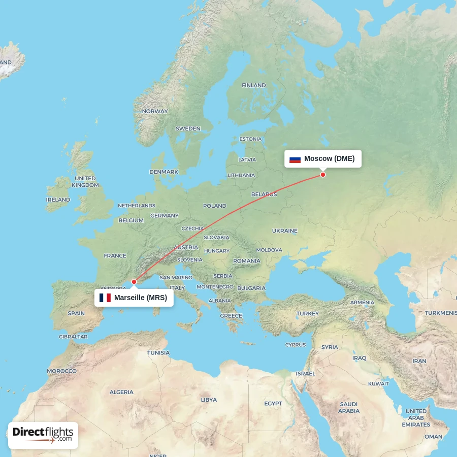 MRS - DME route map