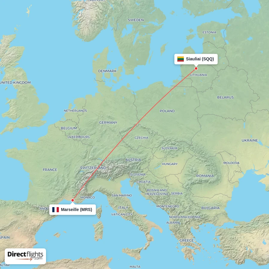 MRS - SQQ route map