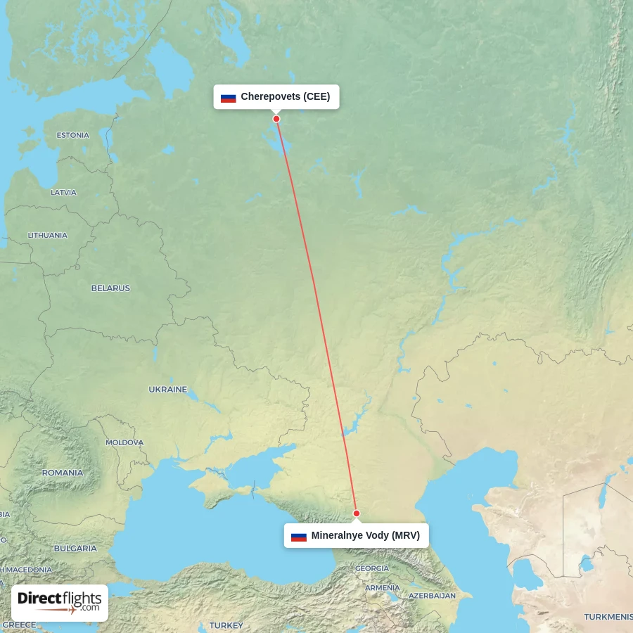 MRV - CEE route map