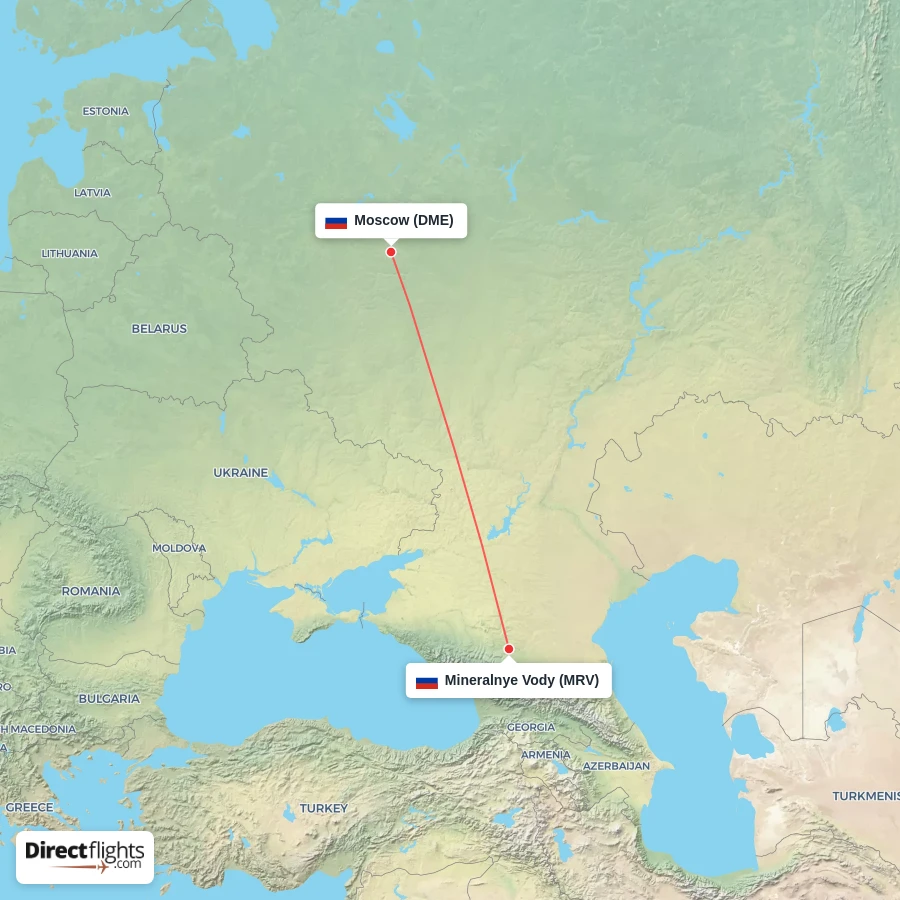 MRV - DME route map