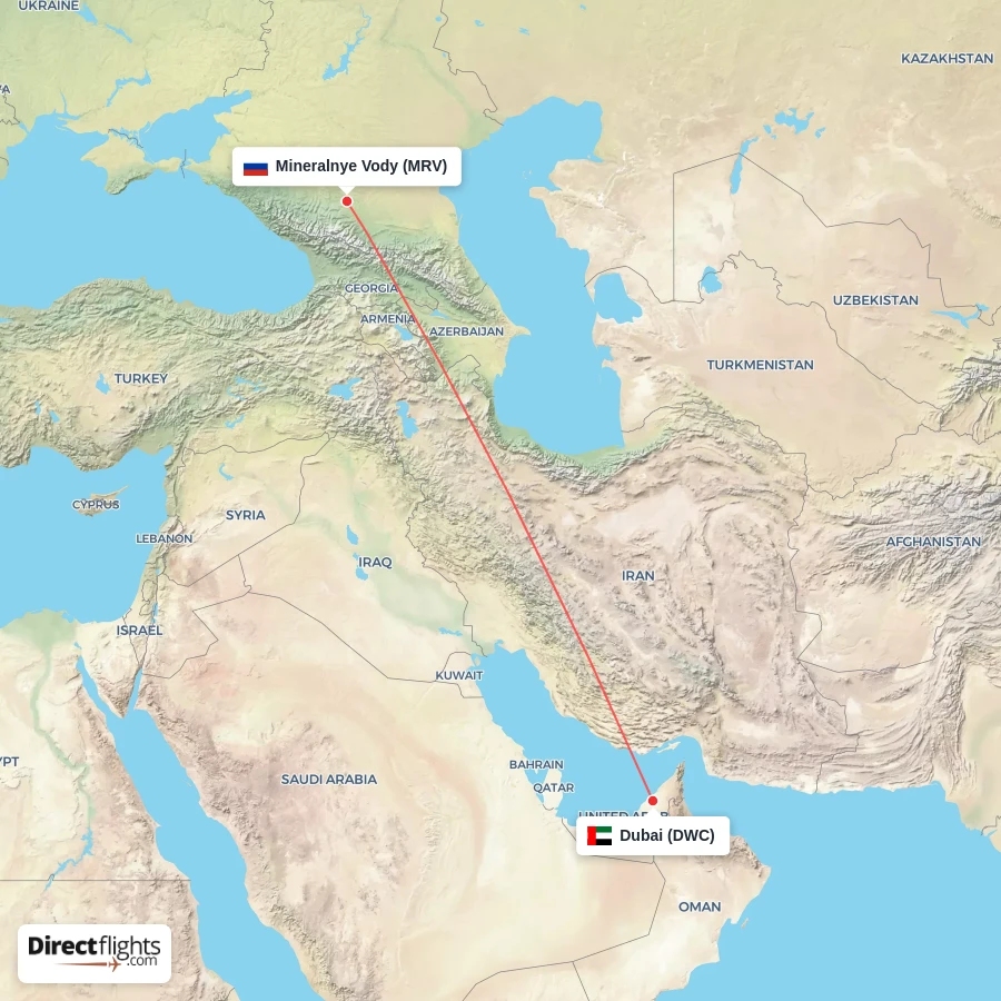 MRV - DWC route map