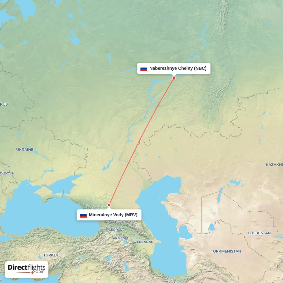 MRV - NBC route map