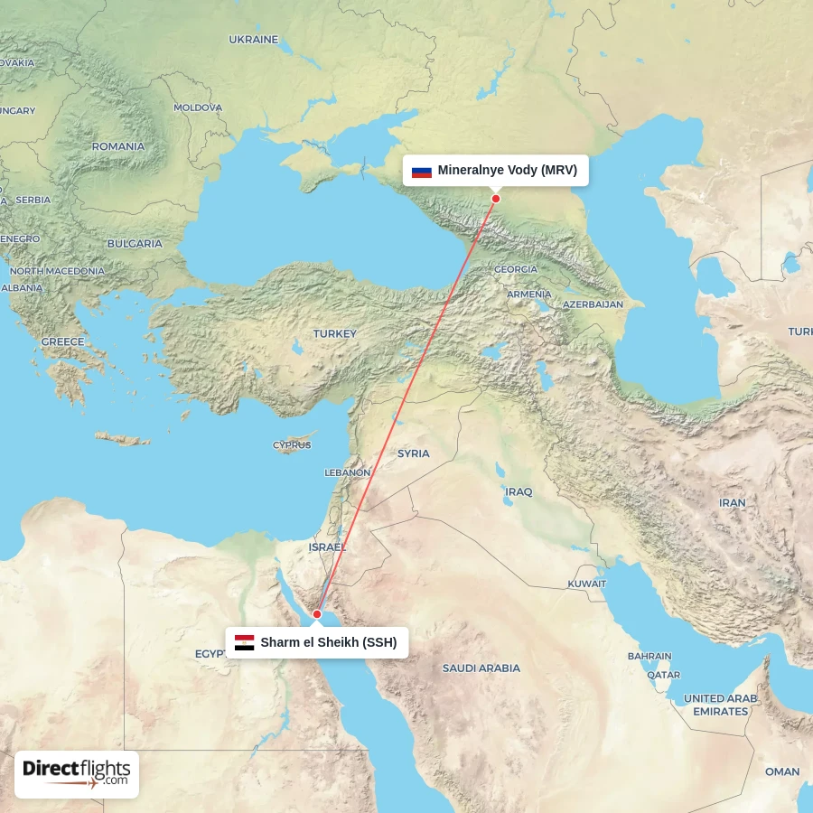 MRV - SSH route map