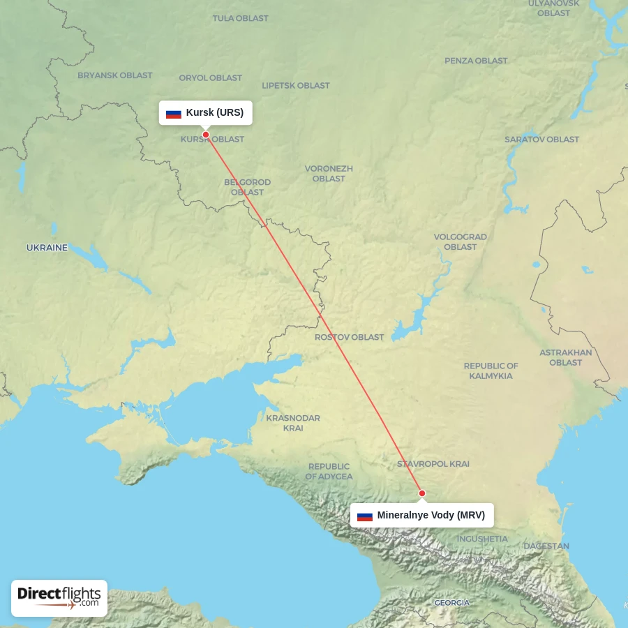 MRV - URS route map