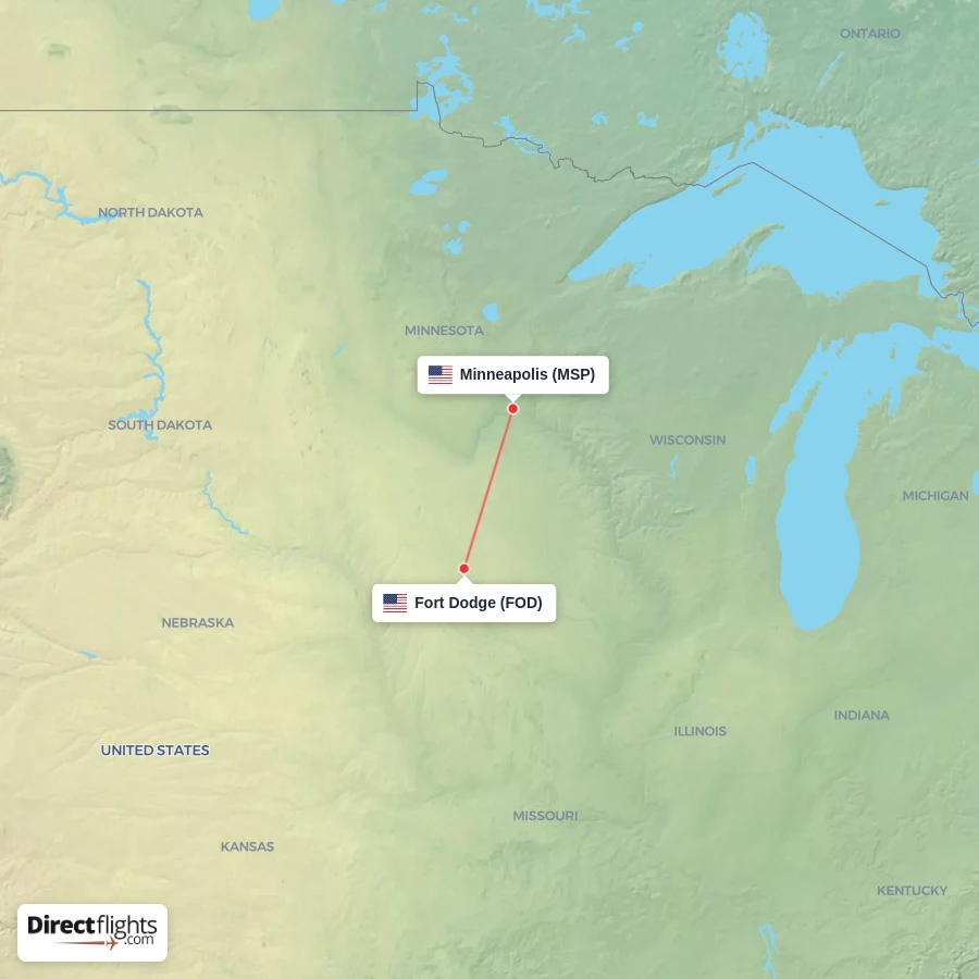MSP - FOD route map