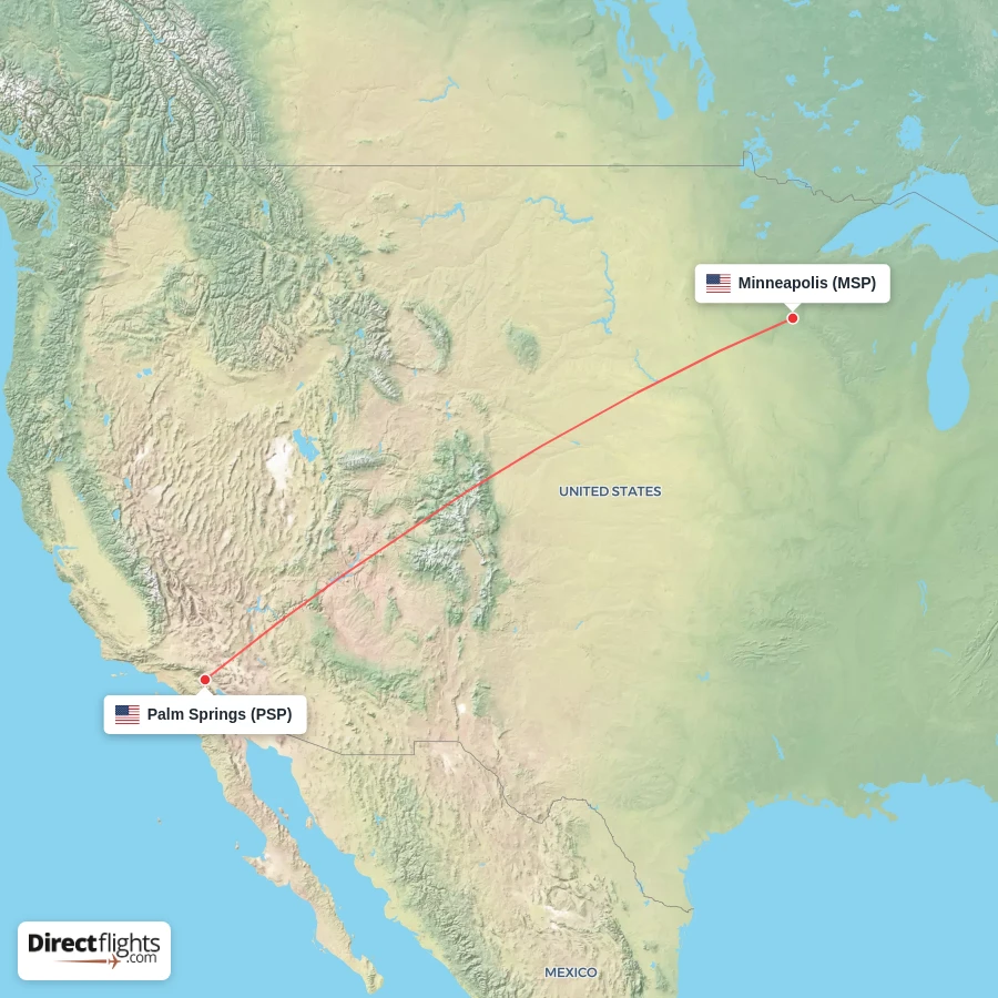 MSP - PSP route map
