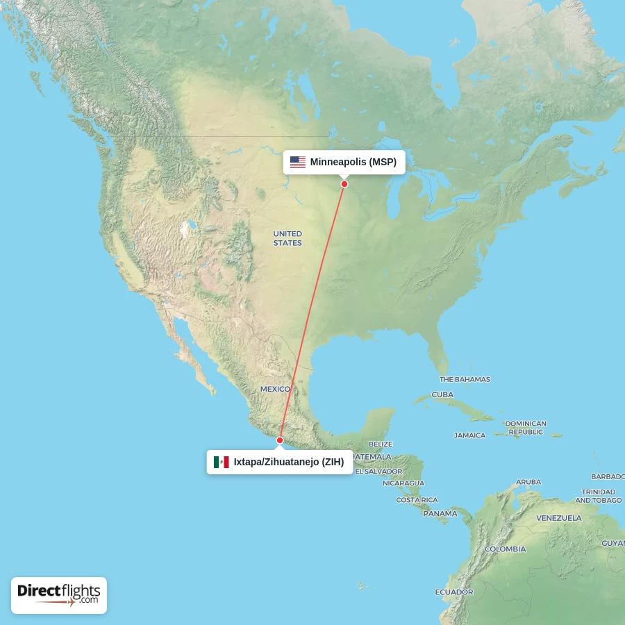 MSP - ZIH route map