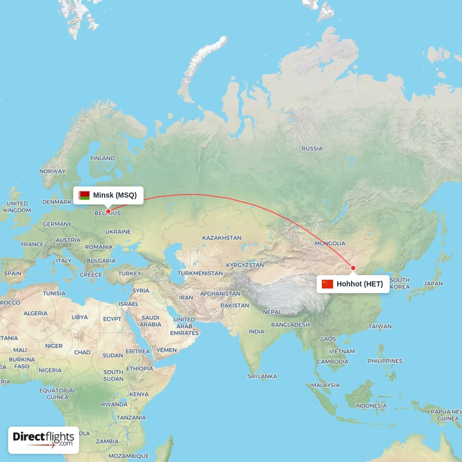 MSQ - HET route map