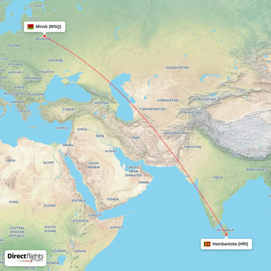 MSQ - HRI route map