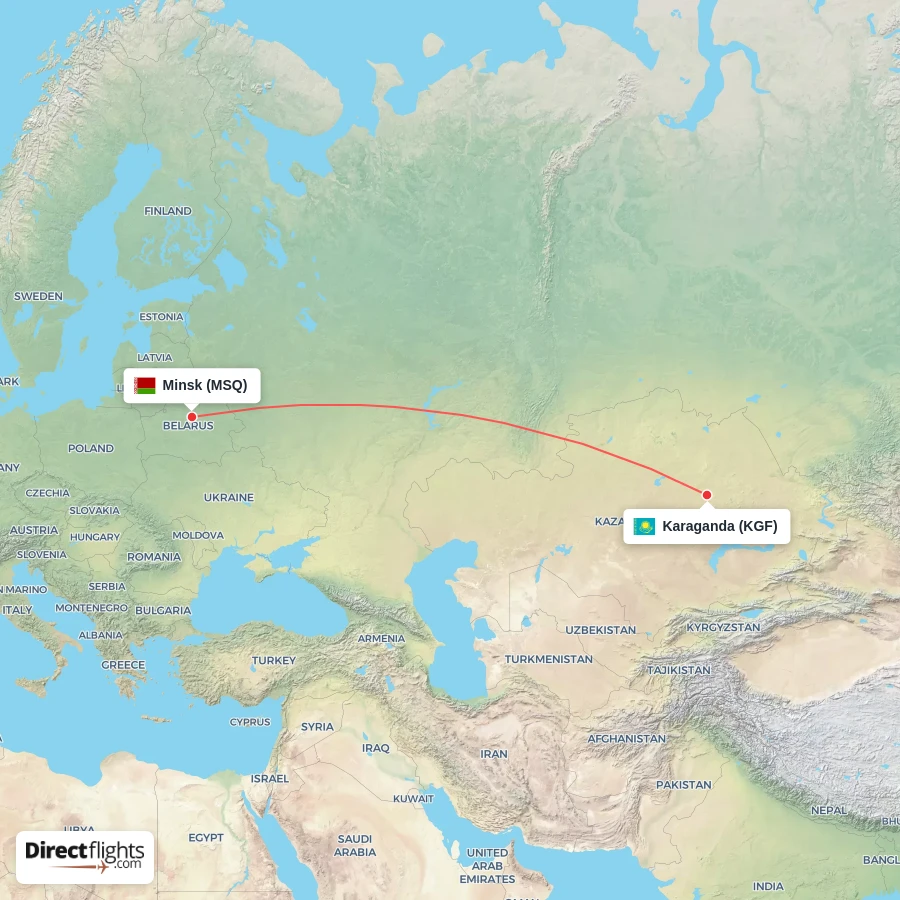 MSQ - KGF route map
