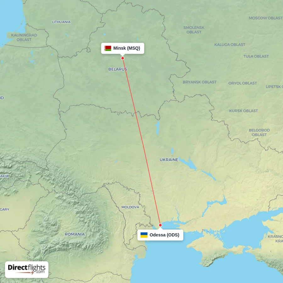 MSQ - ODS route map