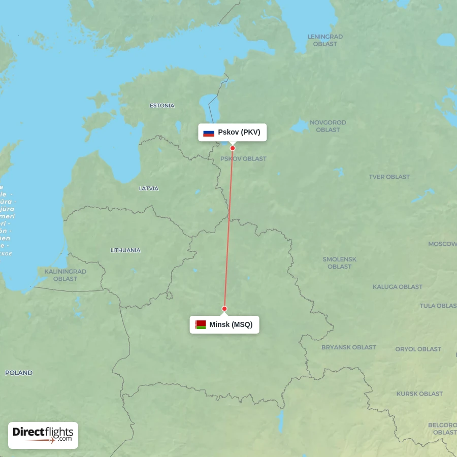 MSQ - PKV route map