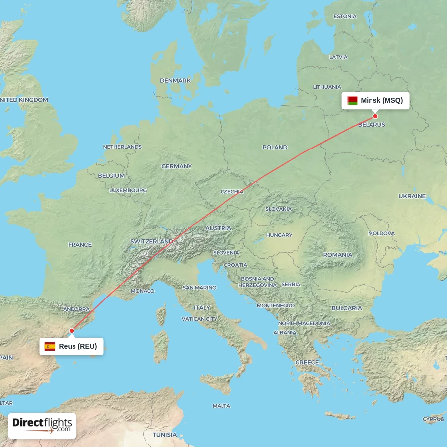 MSQ - REU route map