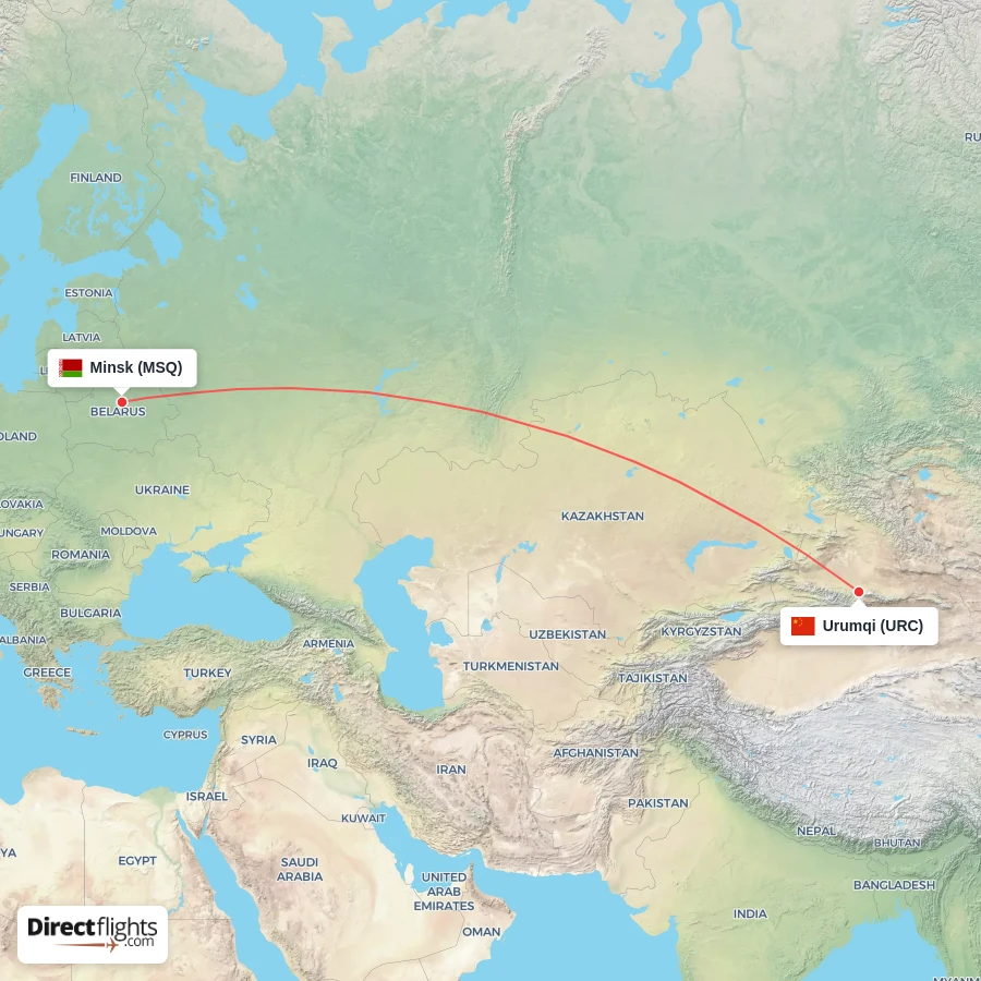 MSQ - URC route map