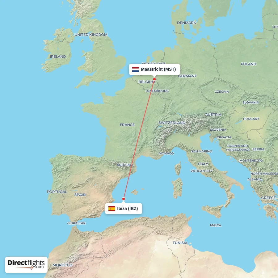MST - IBZ route map