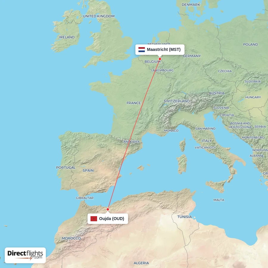 MST - OUD route map