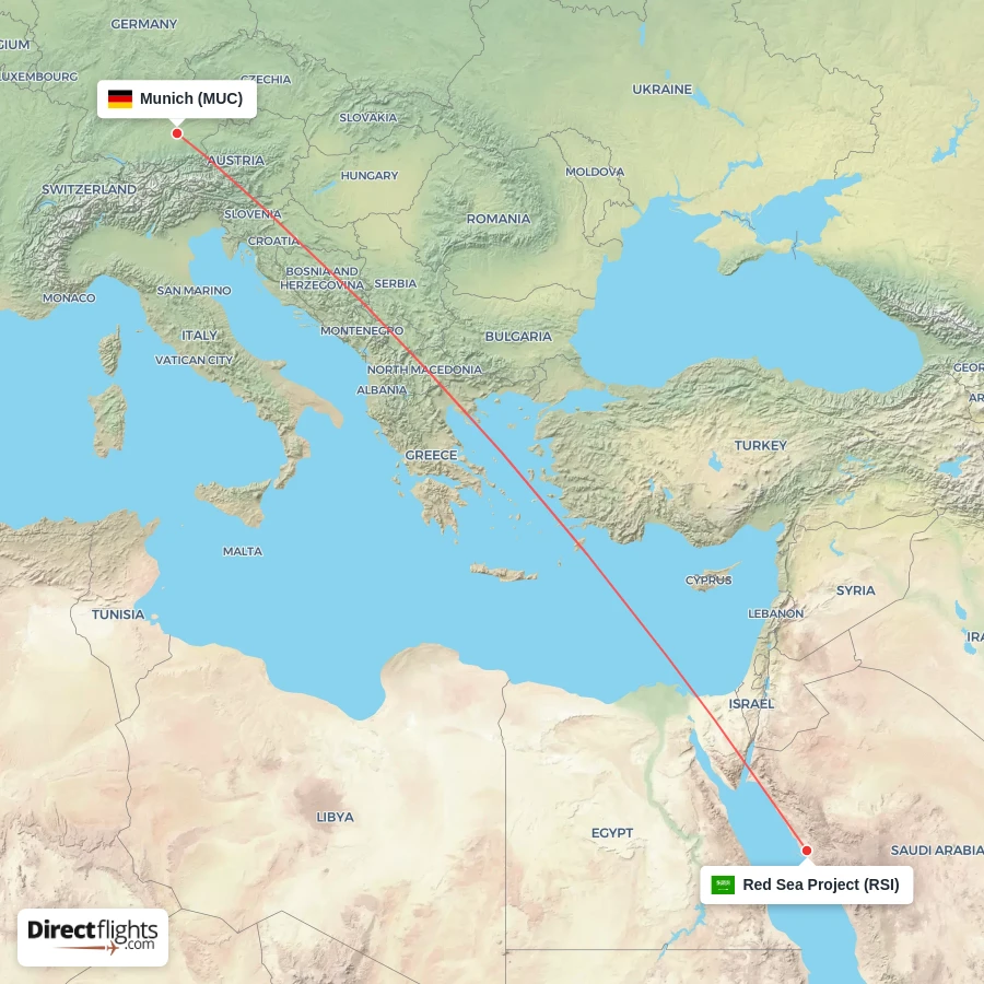 MUC - RSI route map